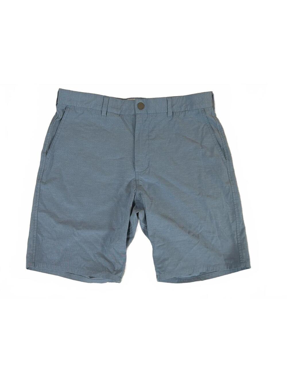 Johnnie-O Prep-Formance Blue Flat Front Stretch Golf Shorts Waist 33